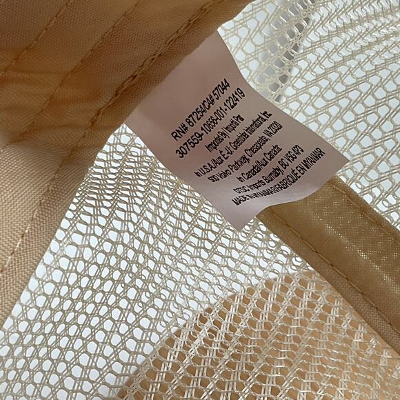 Straw Snapback Mesh Trucker Hat Pineapple Print - Picture 6 of 6